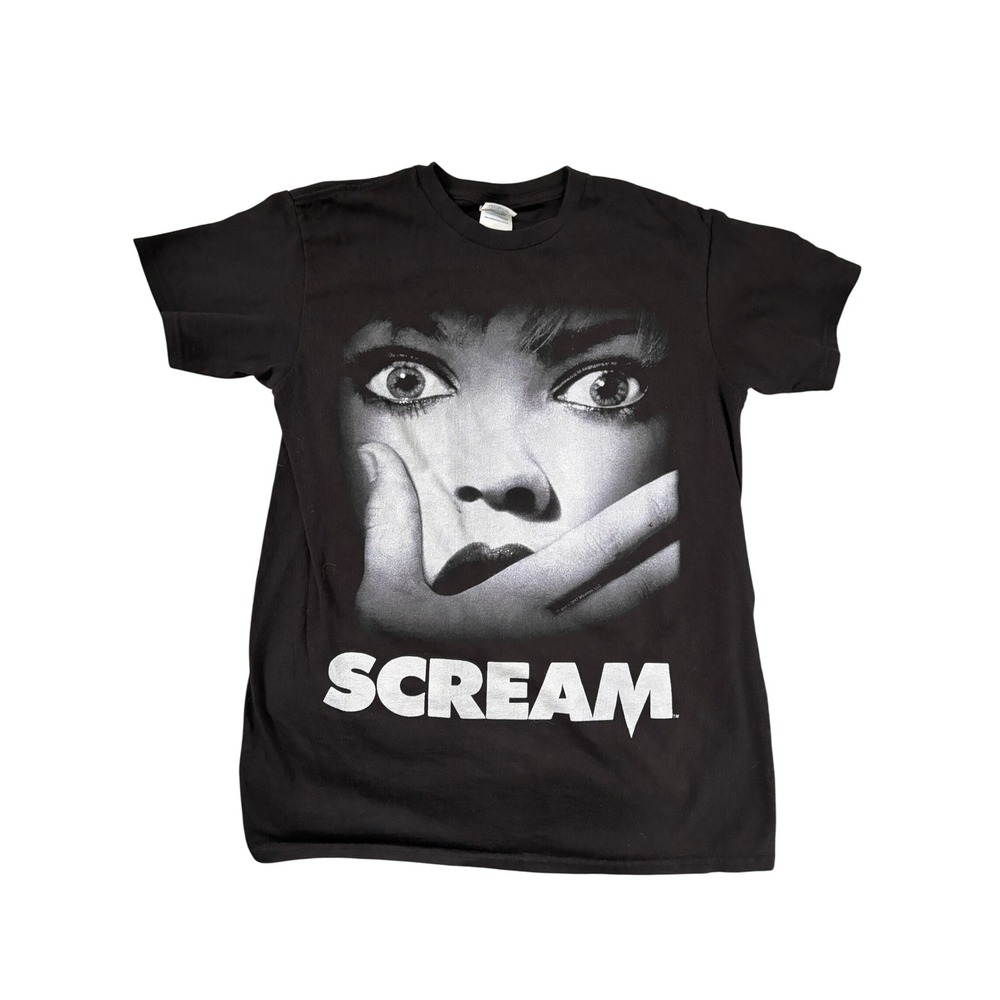 Scream Movie Graphic Tee Black Delta Pro Weight Short Sleeve Horror T-Shirt S